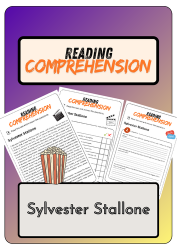 Reading Comprehension - Sylvester Stallone + Solutions