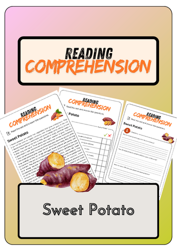 Reading Comprehension - Sweet Potato + Solutions