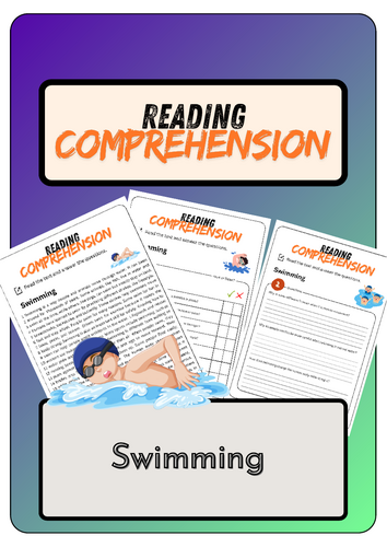 Reading Comprehension - Swimming + Solutions