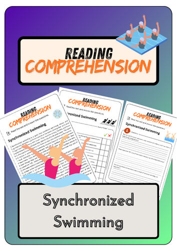 Reading Comprehension - Synchronized Swimming + Solutions