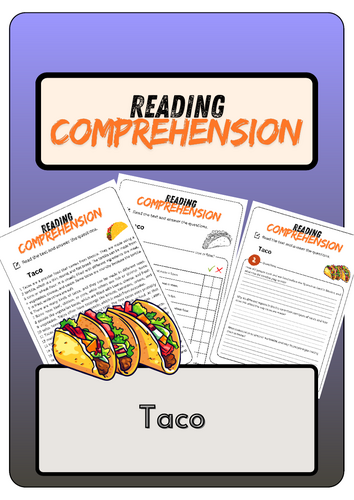 Reading Comprehension - Taco + Solutions