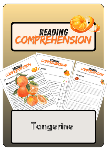 Reading Comprehension - Tangerine + Solutions