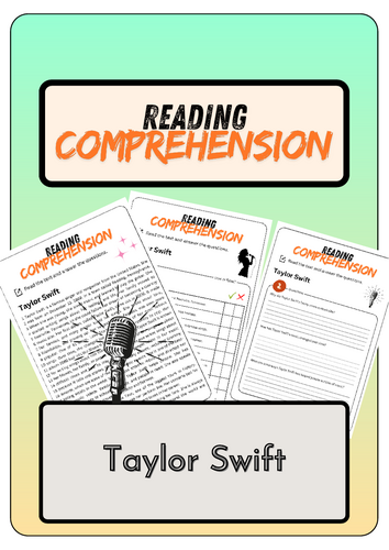 Reading Comprehension - Taylor Swift + Solutions