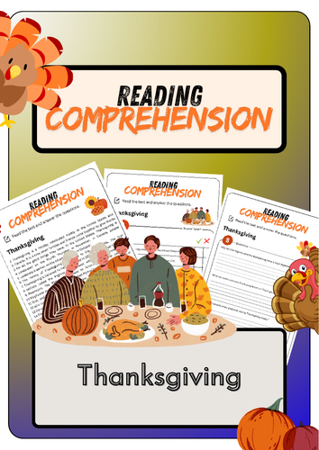 Reading Comprehension - Thanksgiving + Solutions