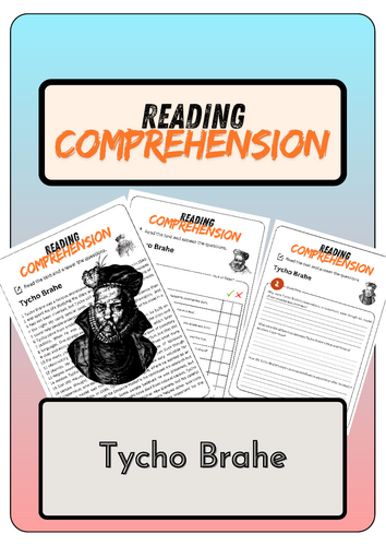 Reading Comprehension - Tycho Brahe + Solutions