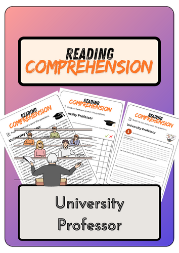 Reading Comprehension - University Professor + Solutions