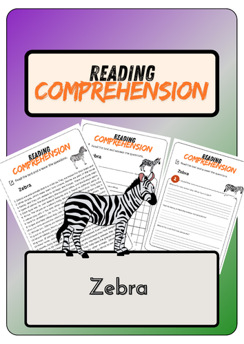 Reading Comprehension - Zebra + Solutions