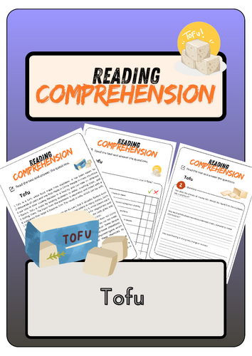 Reading Comprehension - Tofu + Solutions