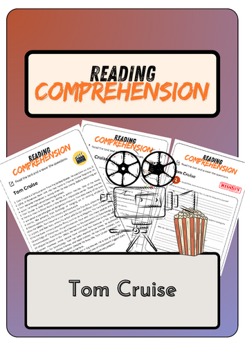 Reading Comprehension - Tom Cruise + Solutions