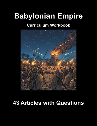 Babylonian Empire (Ancient Babylon) Curriculum Workbook  (43 Assignments)