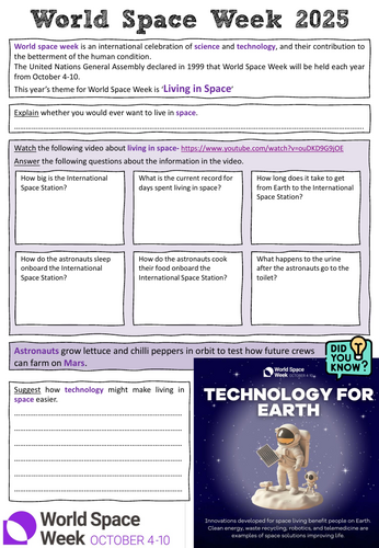 World Space Week 2025 Booklet