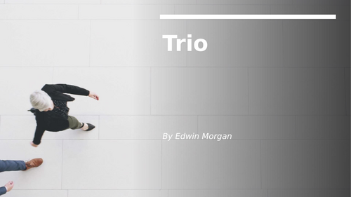 Trio by Edwin Morgan