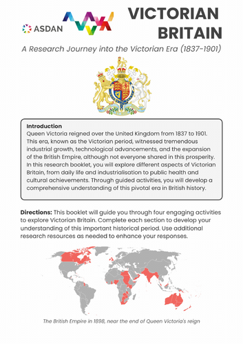 ASDAN History - Researching the Victorian Era