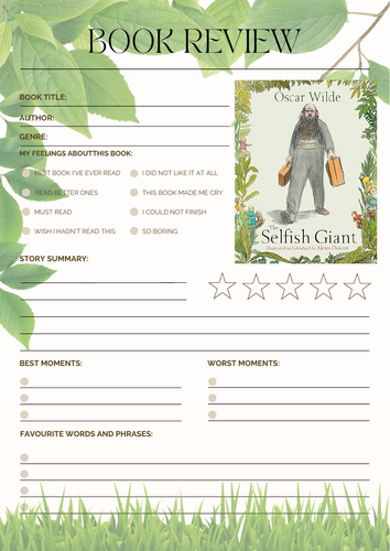 The Selfish Giant Book Review