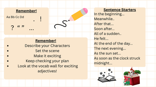 Story Writing Guidance Sheet