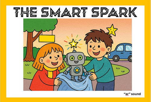 Phonics Reading ar sound words. Story and supporting image.