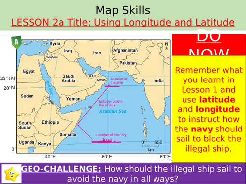 L2 4-figure grid references and latitudes + longitudes (Map Skills)