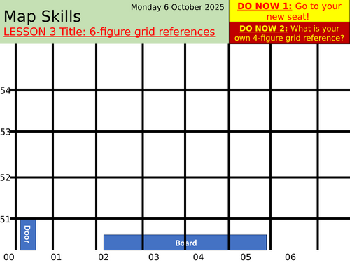 L3-4 6 Figure grid reference (Map Skills)