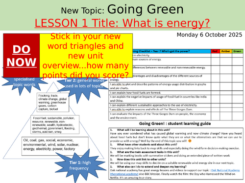 L1 How important is energy (Energy)