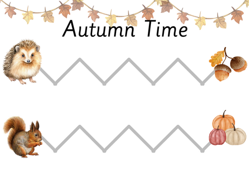 Autumn Fine Motor / Pencil Control Activities