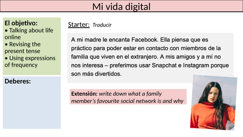 New AQA GCSE 2026 - Module 1. Diviértete - Mi vida digital