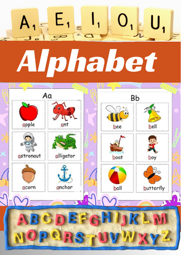 Alphabet Adventures: Vibrant Phonics Flash Cards for Young Explorers
