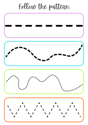 Pre writing patterns