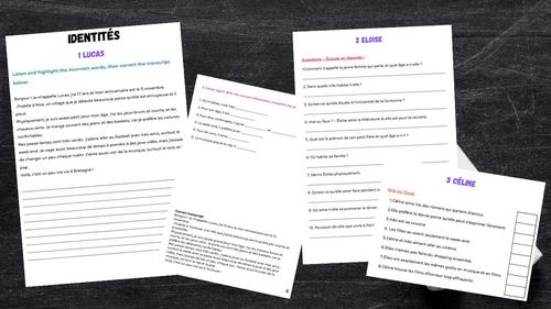 IB Ab Initio French Listening Pack