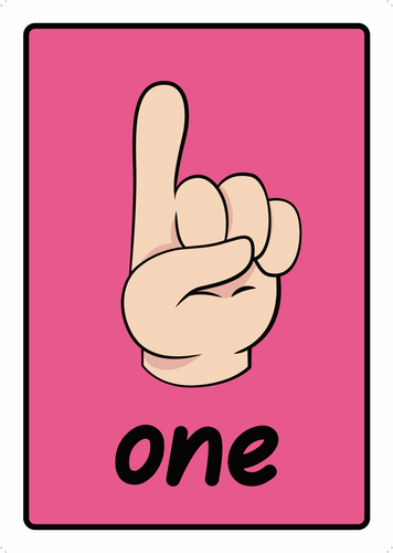 Numbers 1–10 Flashcards for Early Years