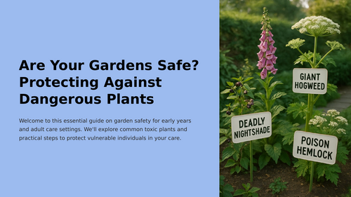 Are Your Gardens Safe? Protecting Against Dangerous Plants in the EYFS