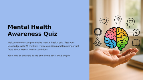 Mental Health Awareness Quiz