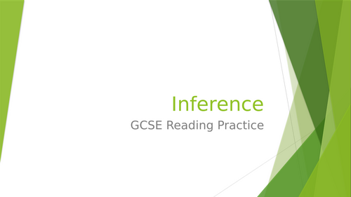 GCSE English Reading : Inference