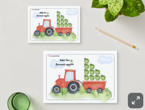 Harvest Fine Motor Activity