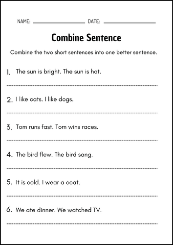 Improving Sentences Step-by-Step Writing Practice for Grades 1–6