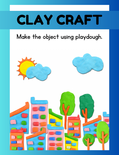 Playdough worksheet
