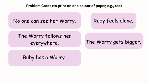 Ruby's Worry Lesson 3 - Early Year Literacy Lesson