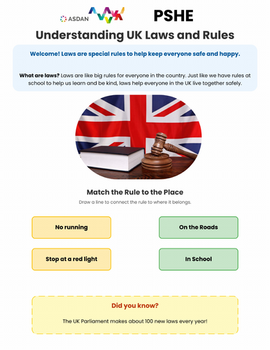ASDAN PSHE - British Legal System