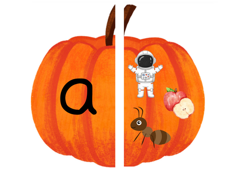 Phonics - Matching Pumpkins A-Z