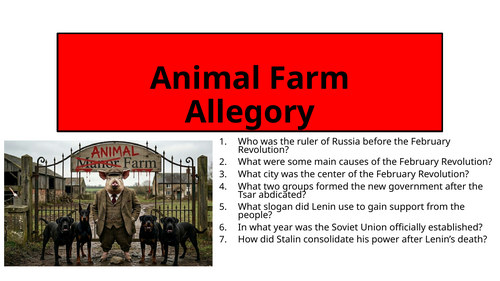 Animal Farm - Allegory