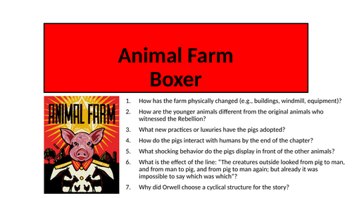 Animal Farm - Boxer