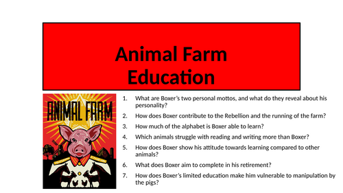 Animal Farm - Education