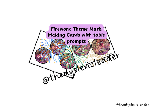 Firework Mark Making - Round Circles