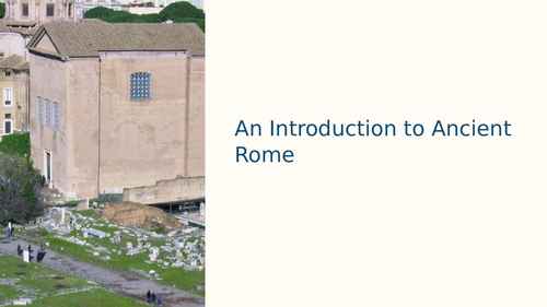 Introduction to Ancient Rome Slideshow Presentation