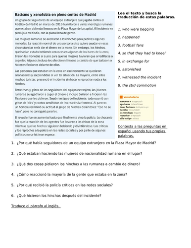 La dura realidad de hijos de inmigrantes en España