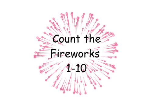 Count the fireworks 1-10