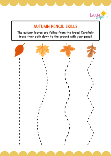 Pencil & Scissor Skills Worksheet | Fine Motor Activity | EYFS & KS1