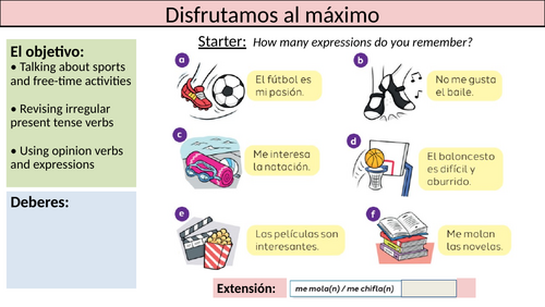 New AQA GCSE 2026 - Module 1. Diviértete - Disfrutamos al máximo