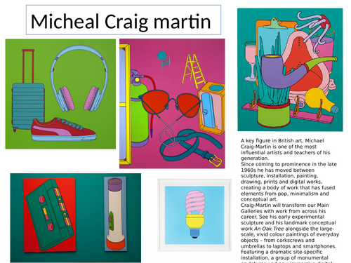 AQA ART GCSE _EASY ARTISTS- SEND FRIENDLY