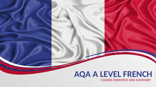 AQA A Level French Course Overview PowerPoint