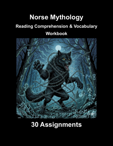 Norse Mythology Workbook: Reading Comprehension & Vocabulary (30 Assignments)